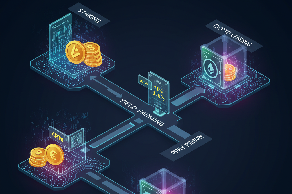 Staking, yield farming, lending : Quelle est la meilleure stratégie en crypto ?